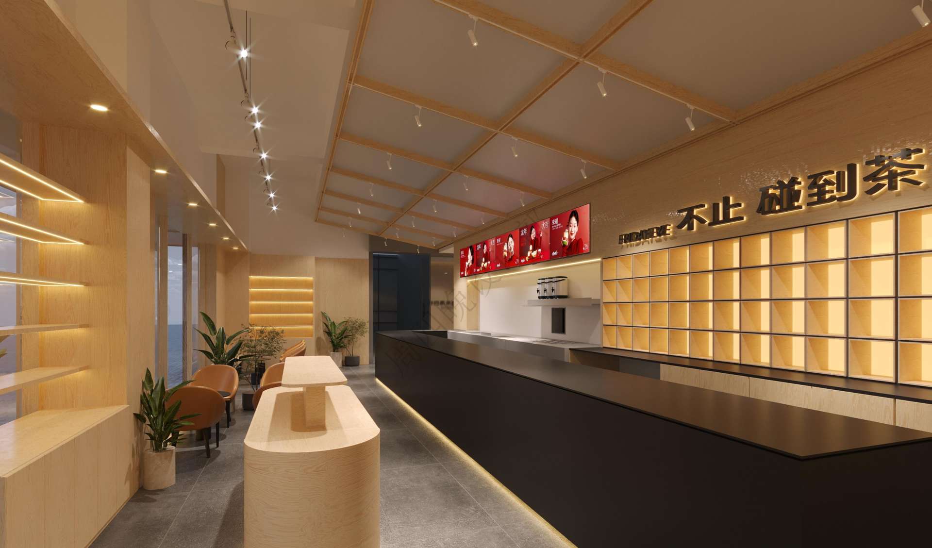 绍兴上虞上百万和城店效果图